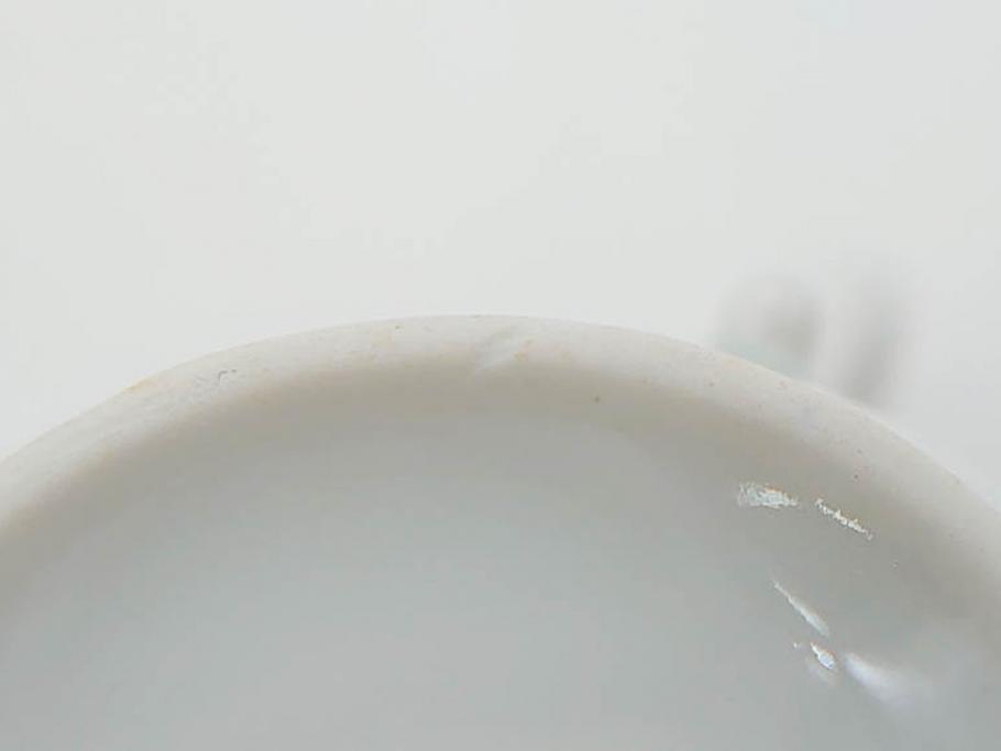 ビンテージ　フランス　LIMOGES　リモージュ　GIRAUD(ジロー)　淡い色彩で描かれた花のデザインが可愛らしいカップ&ソーサー5客セット(C&S、ヴィンテージ、花柄、フラワー、磁器、洋食器)(R-078517)