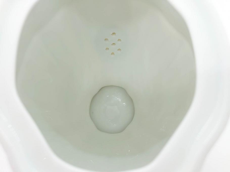 フランス　LIMOGES(リモージュ)　Georges Boyer(ジョルジュ ボワイエ)　バラの絵付けが上品なティーポット(薔薇、ローズ、磁器、金彩、洋食器)(R-078523)