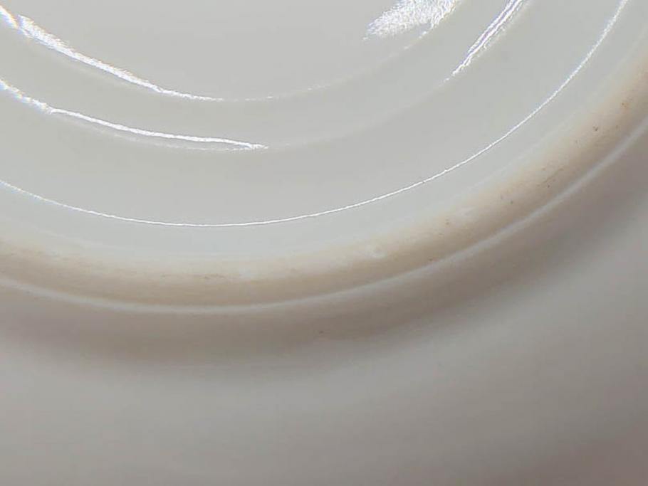 オールドノリタケ　NORITAKE　三越　ヤジロベー印　柔らかい色彩の花のデザインが可愛らしいミニプレート6枚セット(花、フラワー、小皿、豆皿、磁器、洋食器)(R-078524)