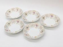 中古　ハンガリー　HOLLOHAZA(ホロハーザ)　Henriette(ヘンリエッタ)　カップ&ソーサー3客セット(洋食器)(R-043389)