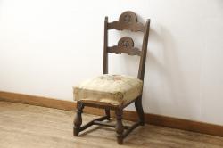 中古　美品　シャルドネ(CHARDONNAY)　CRIVILLE(クリビーレ)　パイン材　木の温かみを感じられるドレッサー+スツールセット(鏡台、ミラー、椅子)(R-053931)