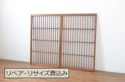 中古　大きなロートアイアンガーデンフェンス(1)(洋風フェンス、ヨーロッパ風フェンス、門扉、鉄柵)