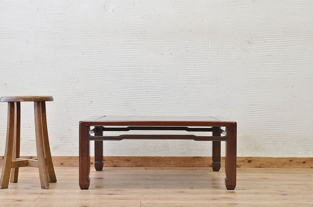 アンティーク家具　古民具　骨董　古い唐木の座卓3