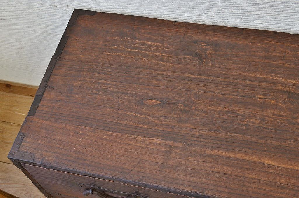 アンティーク家具　☆古民具　骨董　江戸期観音開き時代箪笥