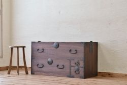 アンティーク家具　古民具　骨董　時代箪笥ローボード(ローチェスト)