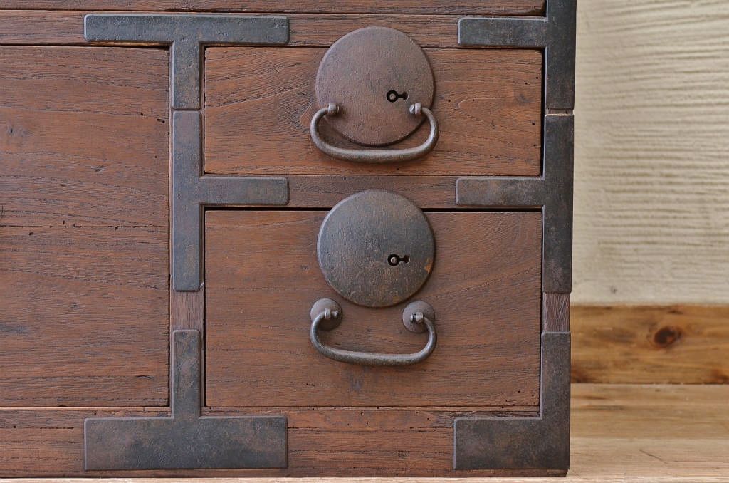 アンティーク家具　古民具　骨董　時代箪笥ローボード(ローチェスト)
