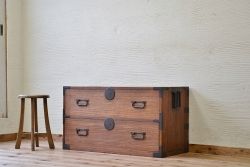 アンティーク家具　ジャンク品!時代箪笥ローボード(ローチェスト)1