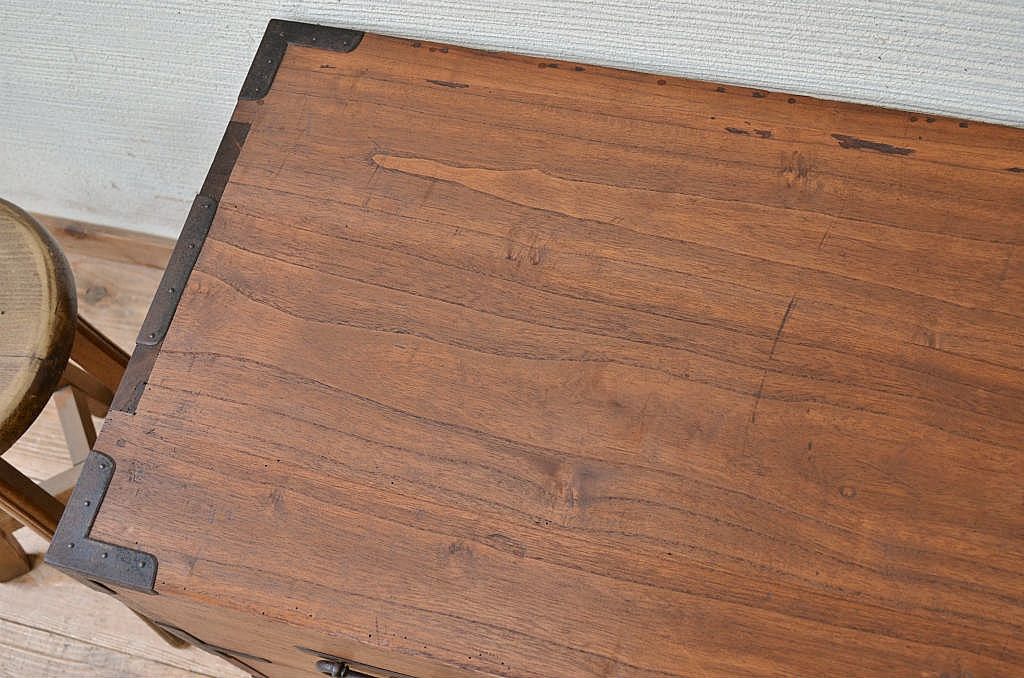アンティーク家具　ジャンク品!時代箪笥ローボード(ローチェスト)1