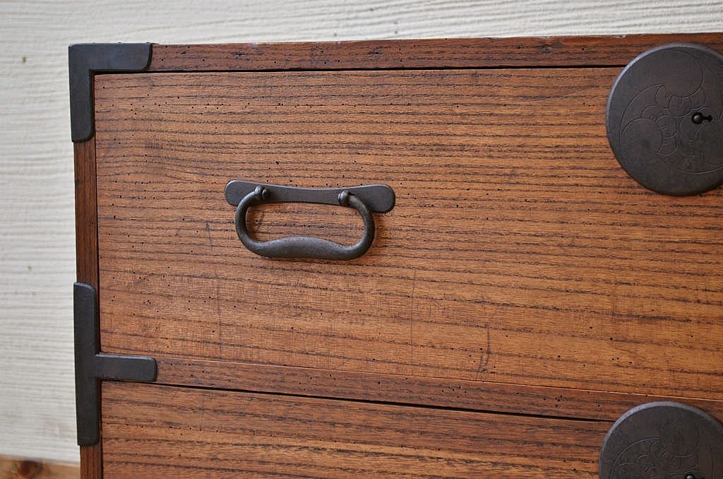 アンティーク家具　ジャンク品!時代箪笥ローボード(ローチェスト)1