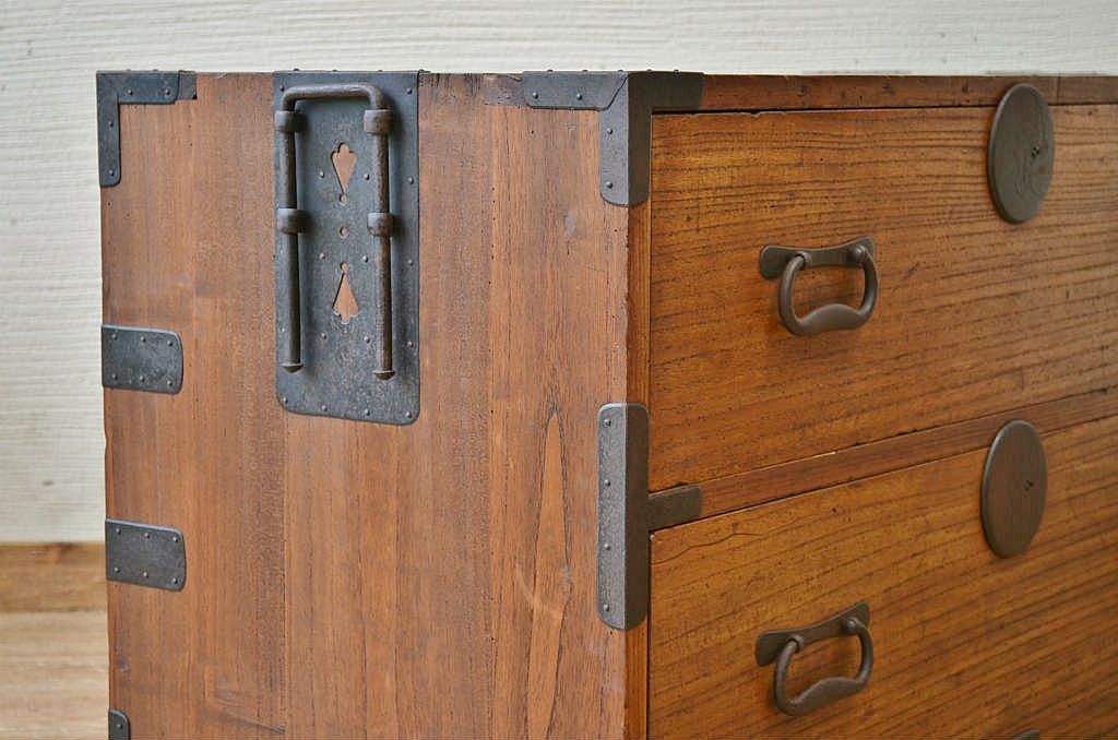 アンティーク家具　ジャンク品!時代箪笥ローボード(ローチェスト)2