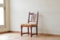 アンティーク家具　メーカー不明　作りの良いデスクチェア(椅子、イス)