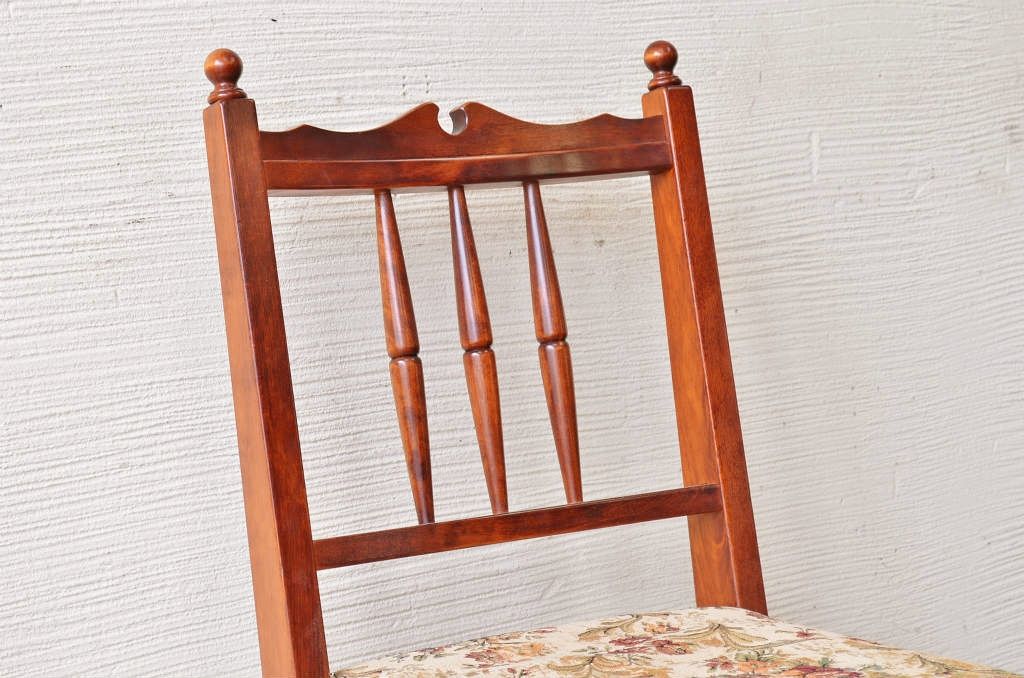アンティーク家具　メーカー不明　作りの良いデスクチェア(椅子、イス)