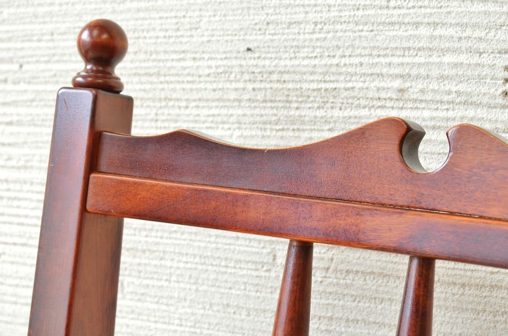 アンティーク家具　メーカー不明　作りの良いデスクチェア(椅子、イス)
