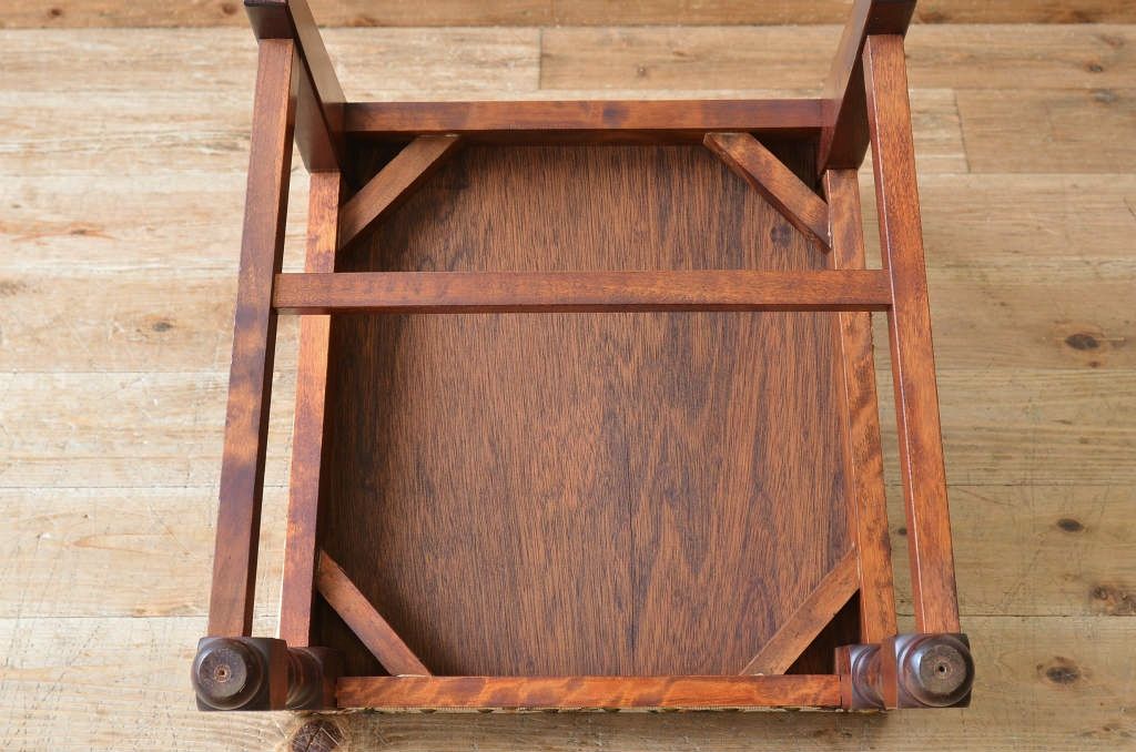 アンティーク家具　メーカー不明　作りの良いデスクチェア(椅子、イス)