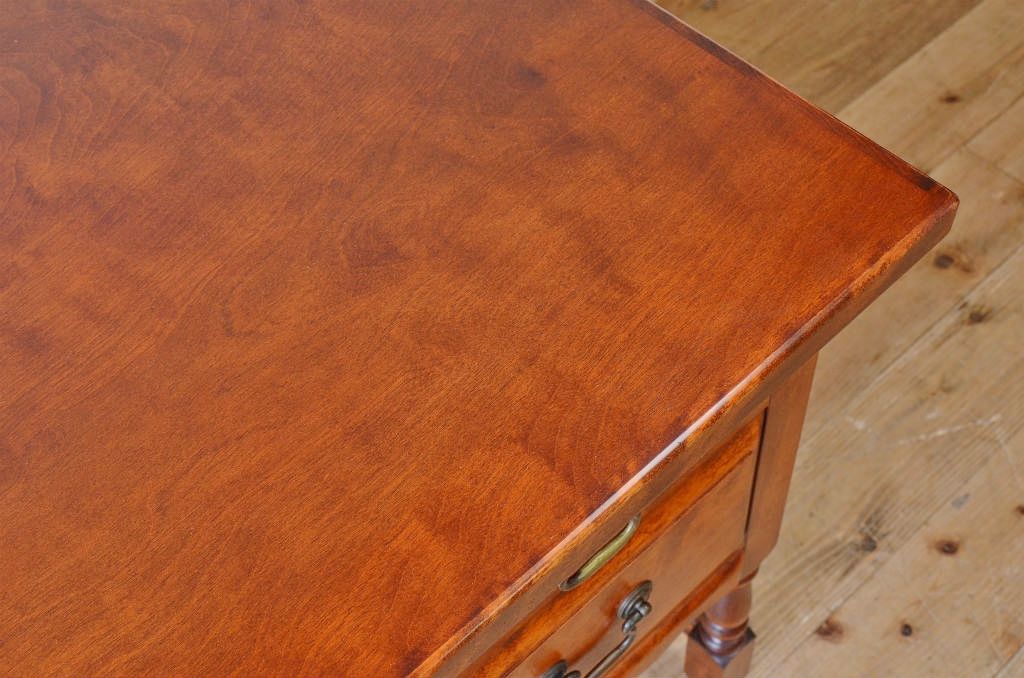 アンティーク家具　メーカー不明　作りの良いデスク(机、在宅ワーク、在宅用テーブル)