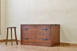 アンティーク家具　アンティークローボード(ローチェスト)1