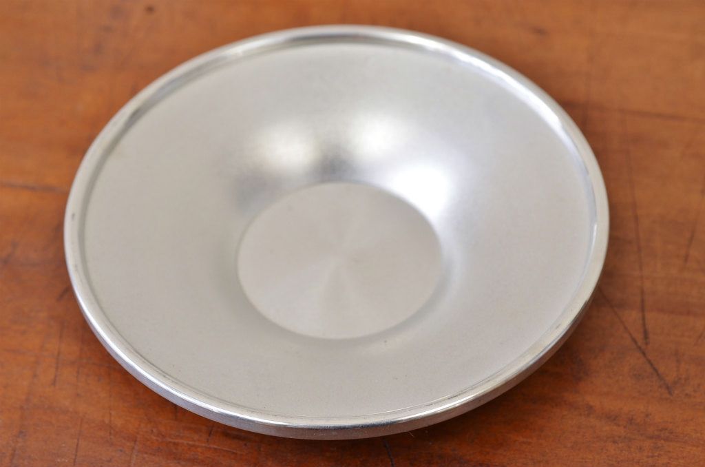 アンティーク家具　○大正昭和初期　錦製品3点セット　高山錫器　茶托