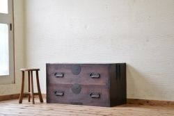 アンティーク家具　古民具　骨董　時代箪笥ローボード(ローチェスト)2