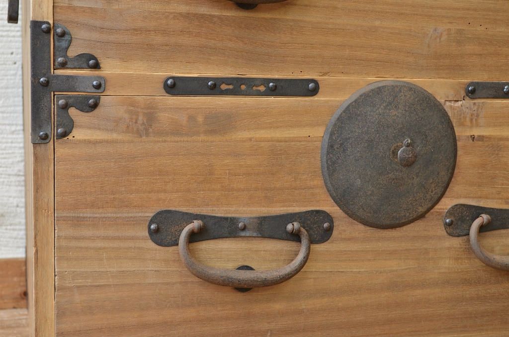 ☆古民具　骨董　極上美品!美しい二段重ね時代箪笥