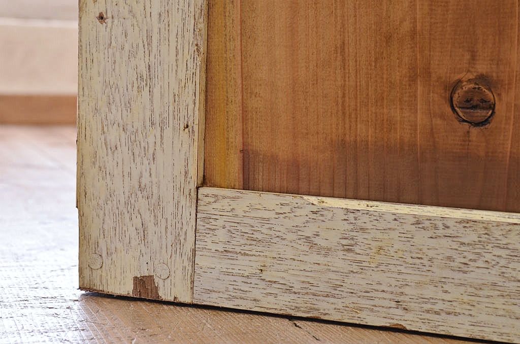 アンティーク家具　素敵な雰囲気!大振りなアンティークカウンターテーブル(収納棚)