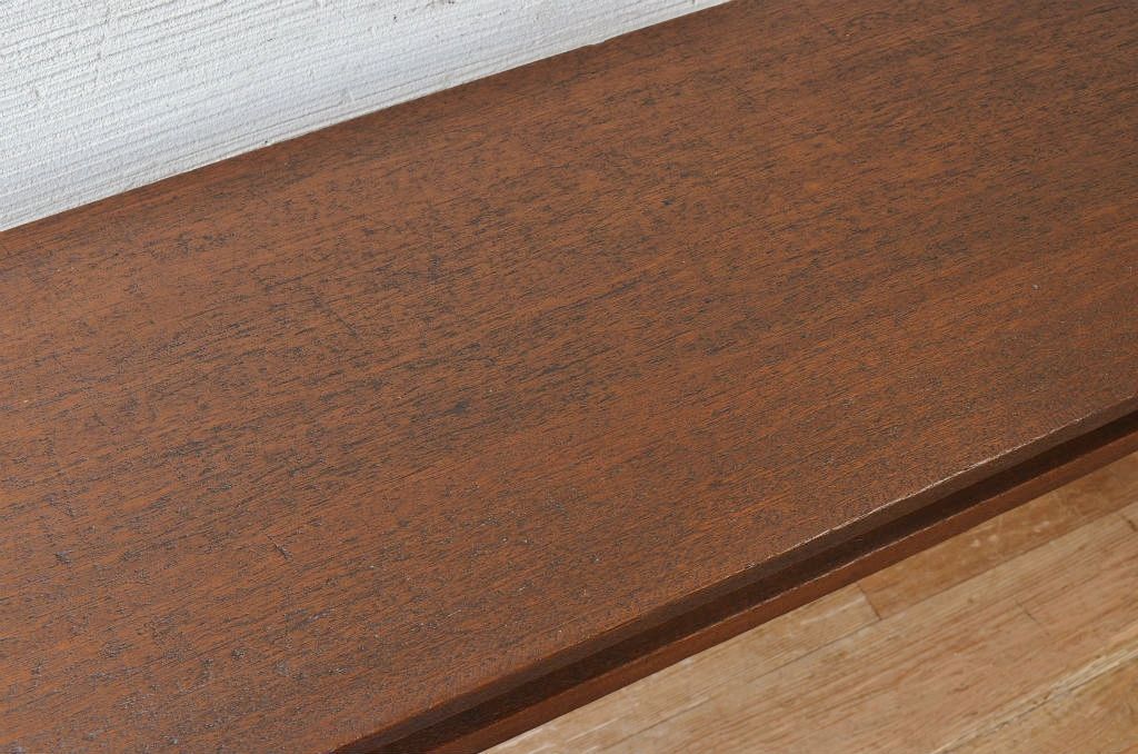 アンティーク家具　★古い木のシンプルなアンティーク作業台(テーブル)2