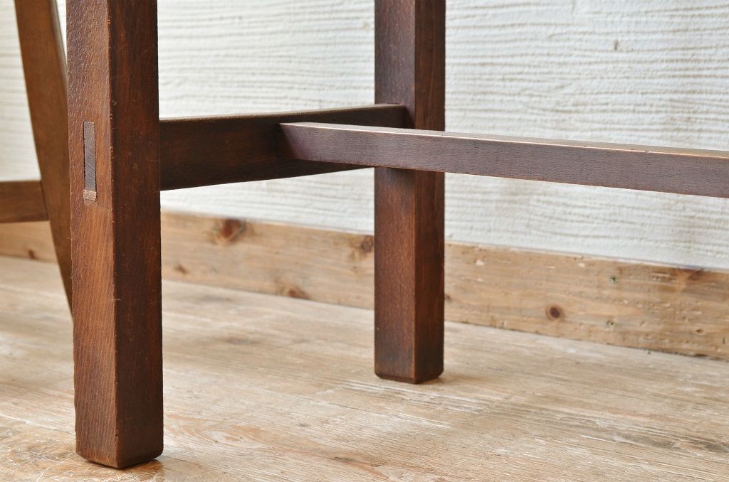 アンティーク家具　★古い木のシンプルなアンティーク作業台(テーブル)8