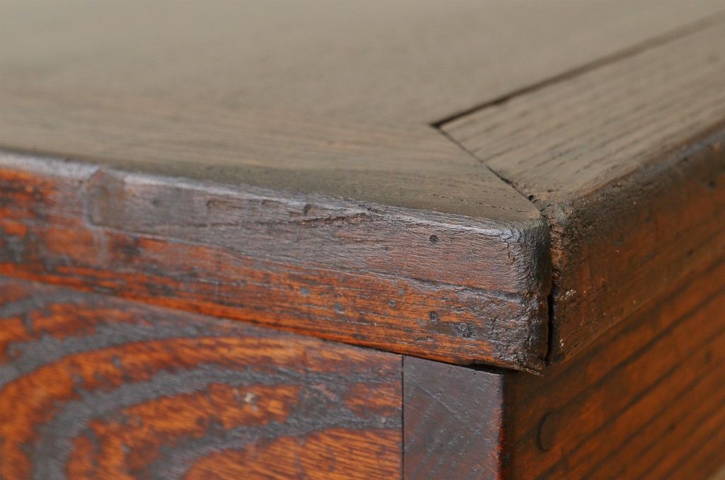 古い欅材の重厚なアンティークちゃぶ台