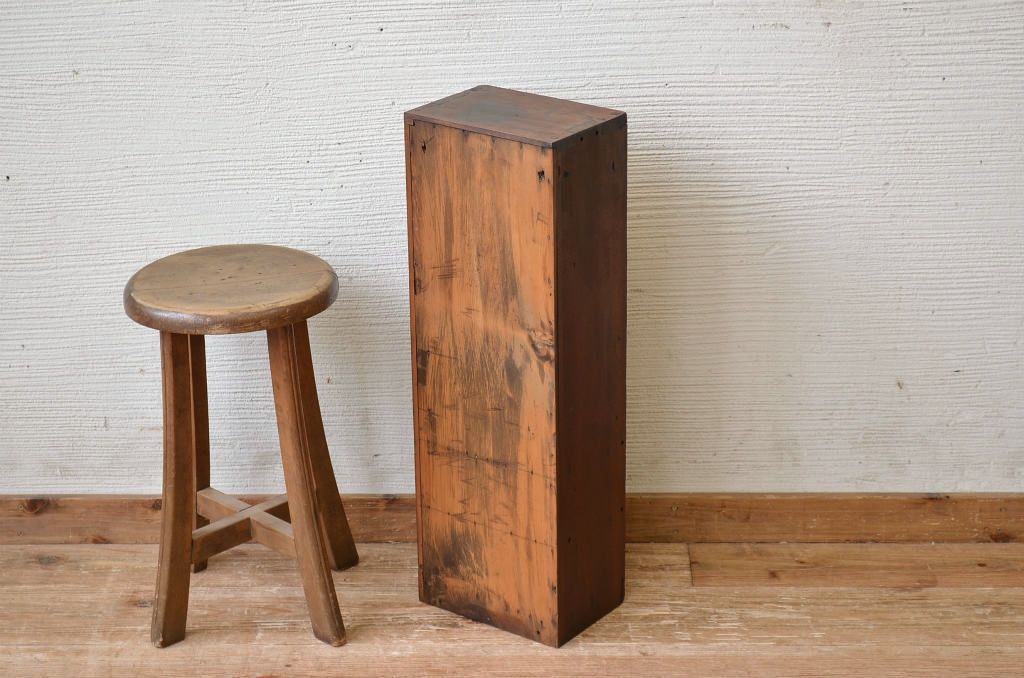アンティーク家具　極小!引き出し付きアンティーク収納棚