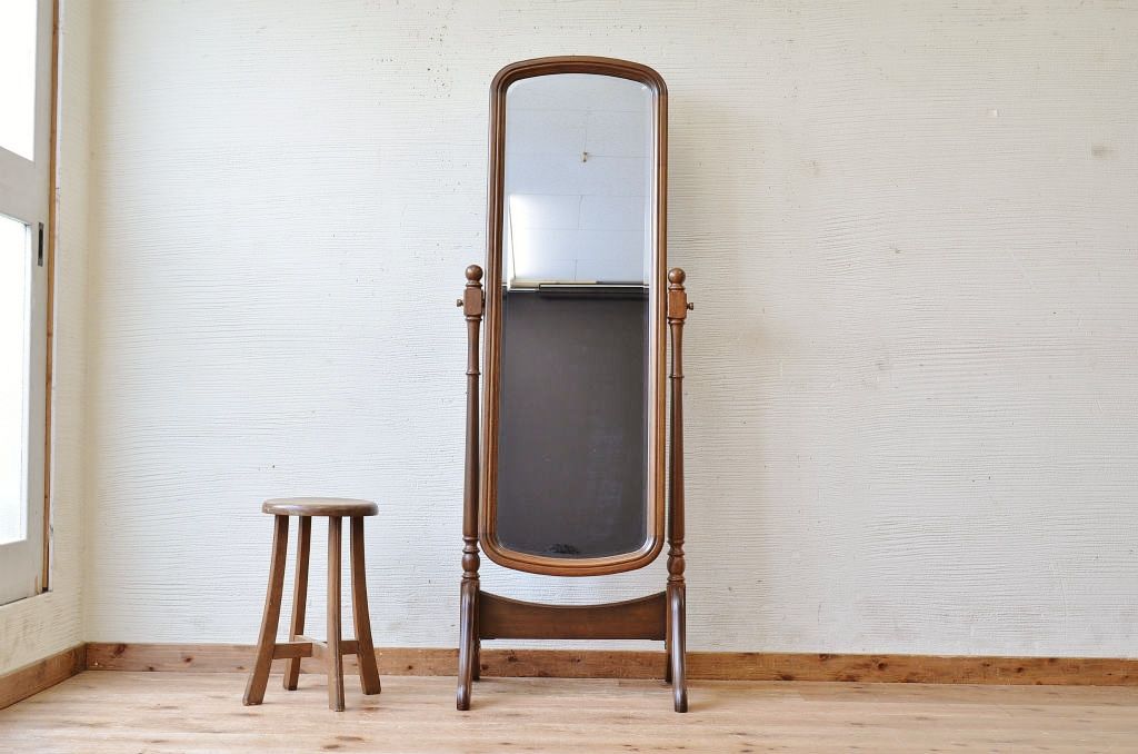 ★中古　マルニ製姿見(ミラー、鏡)