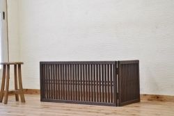古民具　骨董　折り畳み式帳場格子