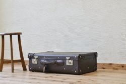 アンティーク雑貨　レトロなデザインのアンティークトランク2
