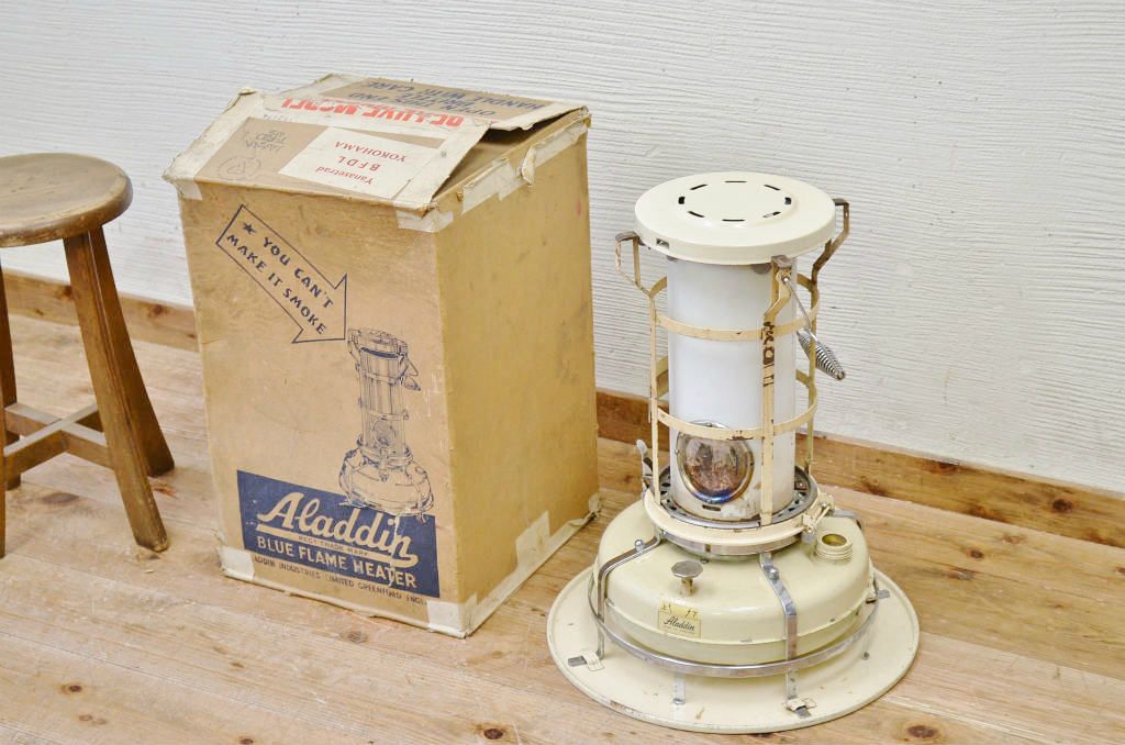 アンティーク雑貨　中古　箱付アラジンストーブ