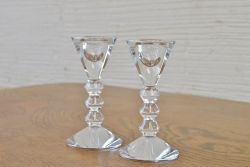 バカラキャンドルスタンド2点セット　定価(1個)29400円