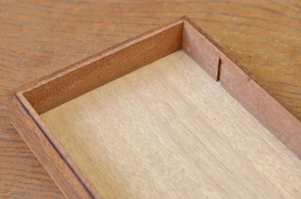 アンティーク雑貨　○明治〜大正　本桑時代硯箱など2点セット(文箱)