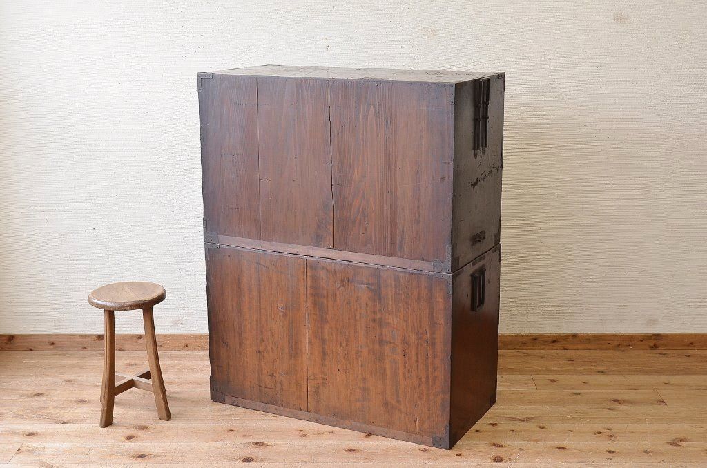 アンティーク家具　☆古民具　骨董　使い込まれた時代箪笥
