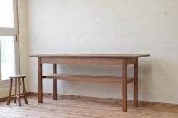 アンティーク家具　★1960〜70年代　古い工場の作業台1　(テーブル、机)
