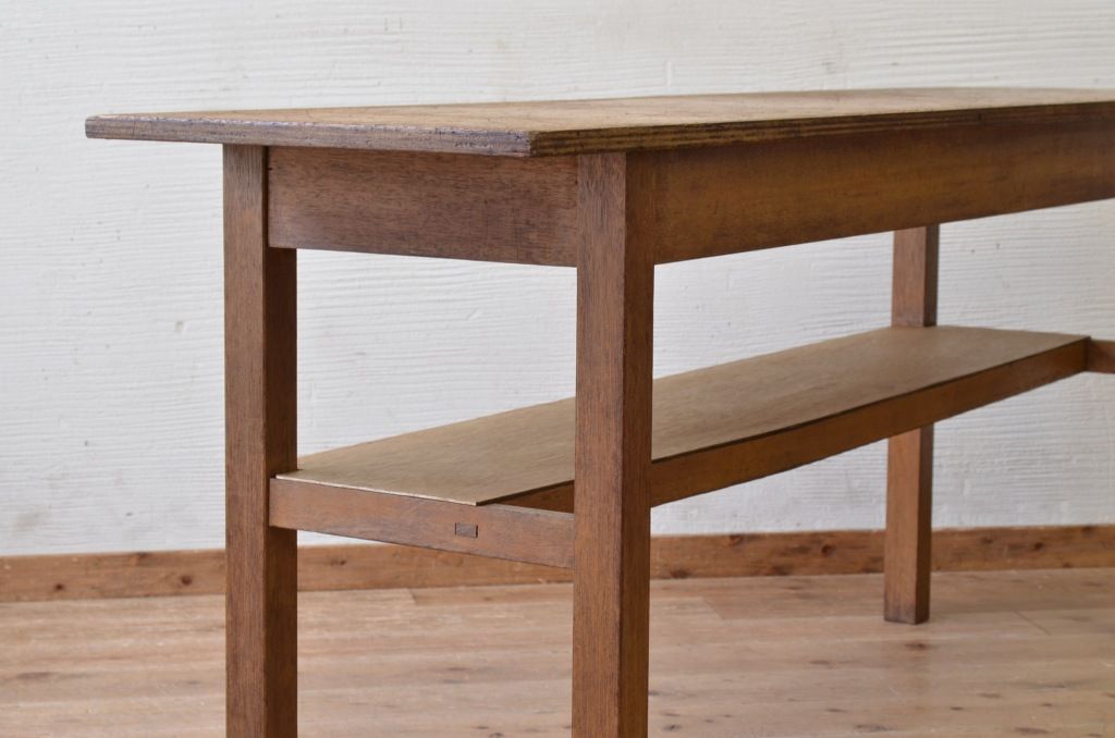 アンティーク家具　★1960〜70年代　古い工場の作業台1　(テーブル、机)