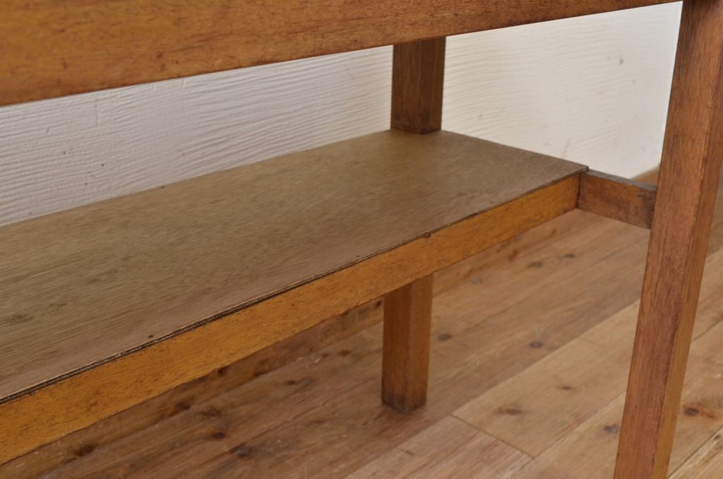 アンティーク家具　★1960〜70年代　古い工場の作業台1　(テーブル、机)