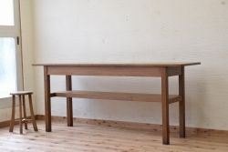 アンティーク家具　★1960〜70年代　古い工場の作業台2　(テーブル、机)