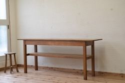 アンティーク家具　★1960〜70年代　古い工場の作業台3　(テーブル、机)