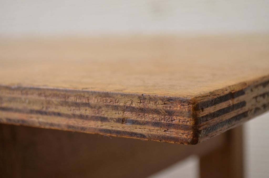 アンティーク家具　★1960〜70年代　古い工場の作業台3　(テーブル、机)