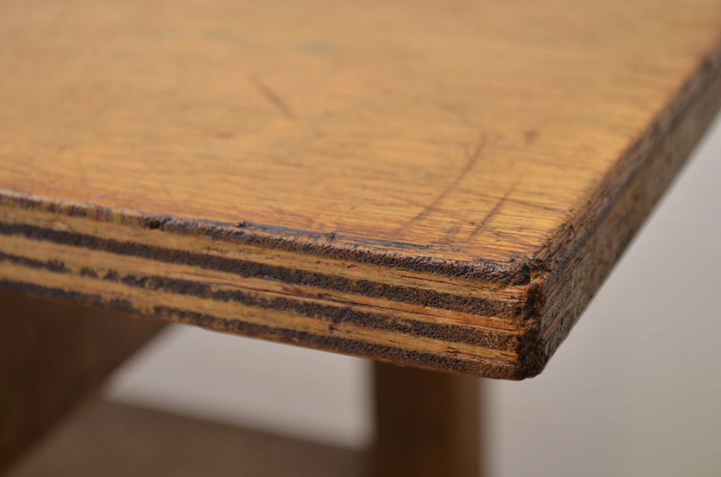 アンティーク家具　★1960〜70年代　古い工場の作業台5　(テーブル、机)