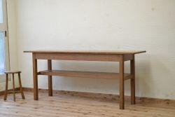 アンティーク家具　★1960〜70年代　古い工場の作業台8　(テーブル、机)