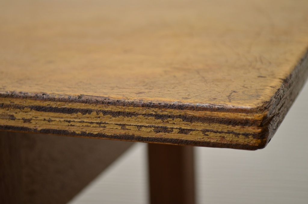 アンティーク家具　★1960〜70年代　古い工場の作業台8　(テーブル、机)