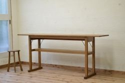 アンティーク家具　★1960〜70年代　古い工場の作業台9　(テーブル、机)
