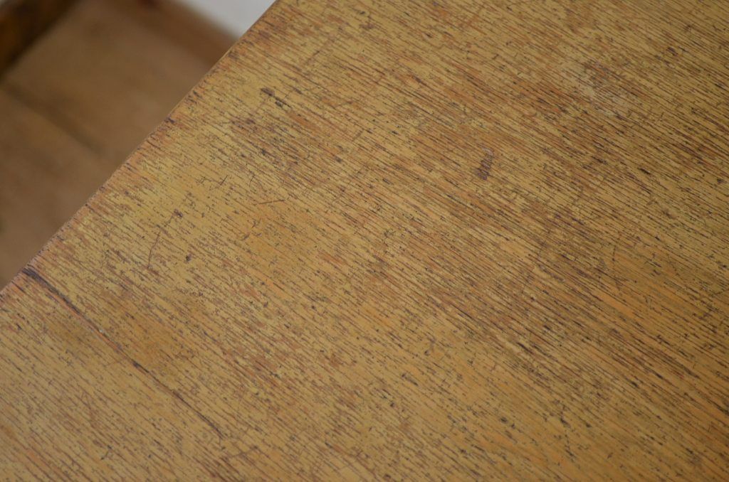 アンティーク家具　★1960〜70年代　古い工場の作業台9　(テーブル、机)