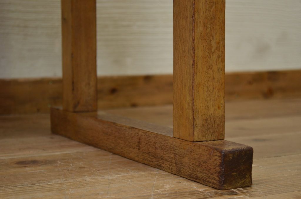 アンティーク家具　★1960〜70年代　古い工場の作業台9　(テーブル、机)