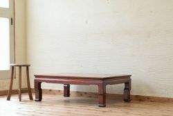 アンティーク家具　古民具　骨董　唐木製の座卓(テーブル)