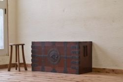 極上美品!江戸〜明治　美しい観音開きローボード