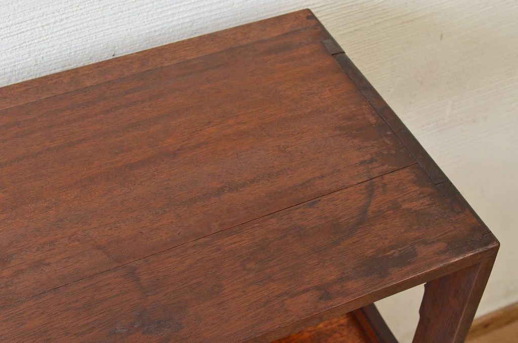 アンティーク家具　珍品!変わり型アンティーク収納棚